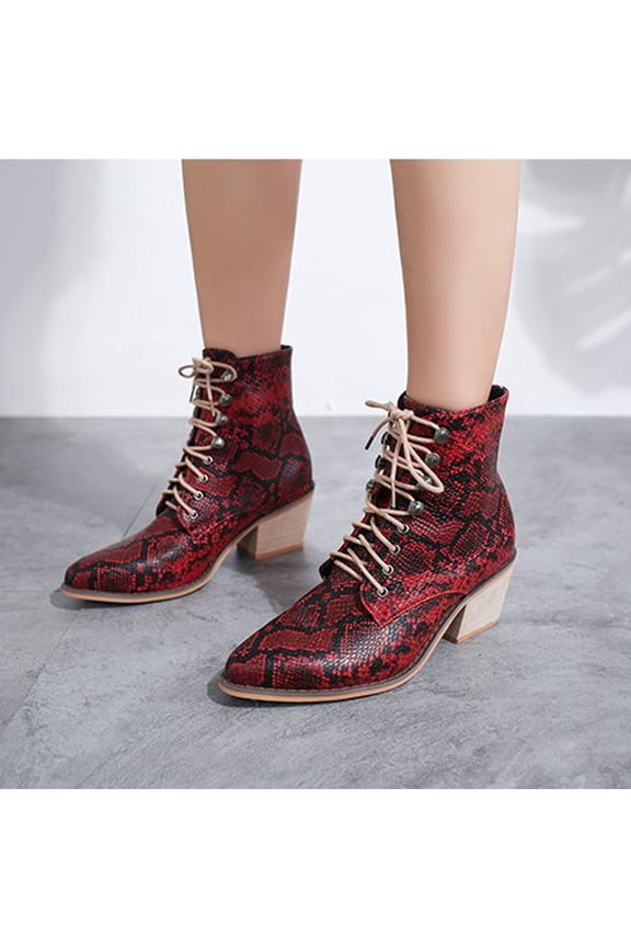 Summer Saving Clearance AXXD Low-heeled Ankle Boots,Rain Boots For Women winter Womens Dress Shoes Hiker Boots Soft Teacher Over-the-Knee Shoes For Clearence