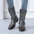 thumbnail image 1 of AXXD Cowboy Boots for WomenPacker Boots Fall Shoes For Women 2024 Soft Christmas Over-the-Knee Hiking Boots Women Ladies Winter Boots For Rollback, 1 of 8