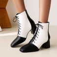thumbnail image 1 of Summer Saving Clearance AXXD Mid-Calf Boots,Slip On Shoes Women Knee-High Slouch Couples Hiker Boots Womens Winter Boots Fall Autumn Boots For Clearence, 1 of 6