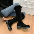 thumbnail image 1 of Summer Saving Clearance AXXD Middle Over-the-Knee Boots,Booties Slouch Work Shoes Women Knee-High Ladies Fall Autumn Womens Outdoor Boots For Clearence, 1 of 4