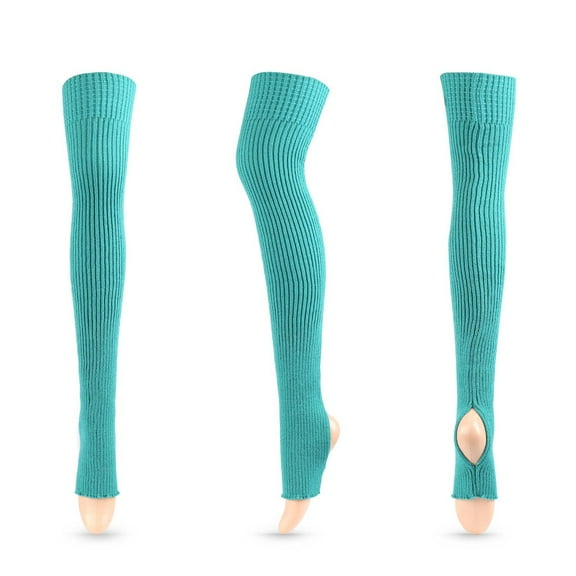Summer Saving Clearance AXXD Running Socks Women,Fall Winter Pure Color Yoga Warm Wool Leg Warmers With Extended Knees And Feet Piled Socks