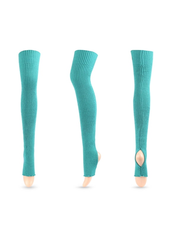 Summer Saving Clearance AXXD Running Socks Women,Fall Winter Pure Color Yoga Warm Wool Leg Warmers With Extended Knees And Feet Piled Socks