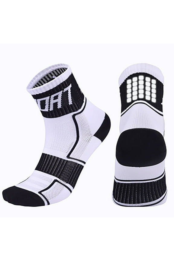 Summer Saving Clearance AXXD Running Socks Women,Middle Canister Towel Nylon Ride Cycling Running Reflective Socks