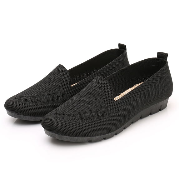 AXXD Shock Resistant Fall Autumn Training Mom Outdoor Flats Shoes Slip On Tennis Shoes Women Slouch Shoes For Rollback