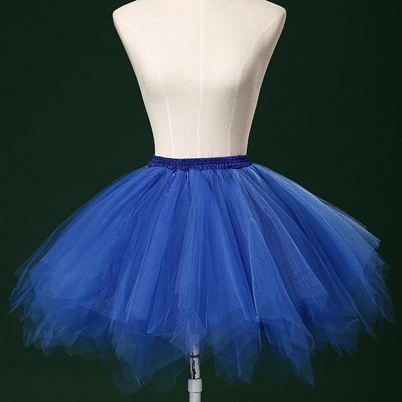 HOMBOM Skirts For Women Mesh Tulle Skirts Princess Elastic Skirts Adult Short Tutu Dancing Skirts