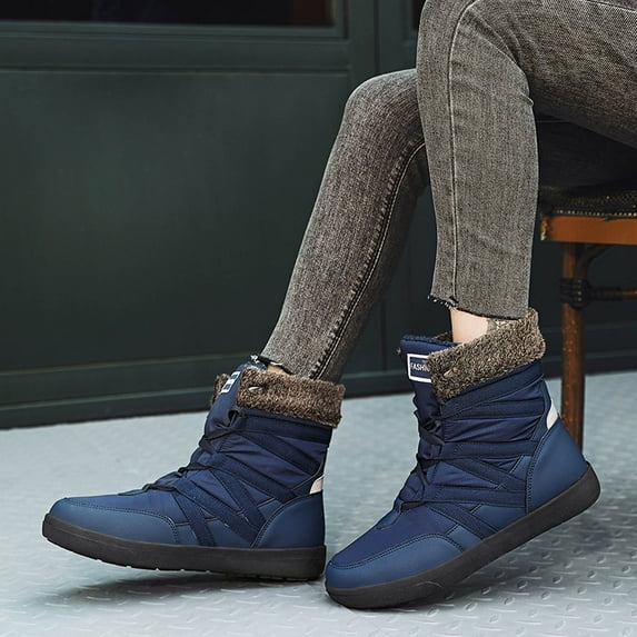 Summer Saving Clearance AXXD Snow Boots Fall Autumn Wide Mid-Calf Boots For Women Knee-High Teacher Slouch Hiking Shoes Women Knee-High Boots Boots For Rollback