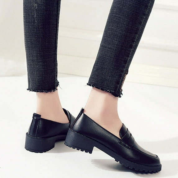 Summer Saving Clearance AXXD Solid Color Plus Size Soft Dark Gray Shoes For Women Flats Comfortable Dressy Christmas Size 36(US:5.5)