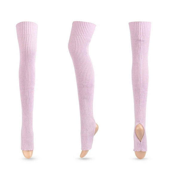 Summer Saving Clearance AXXD Warm Socks For Women,Fall Winter Pure Color Yoga Warm Wool Leg Warmers With Extended Knees And Feet Piled Socks