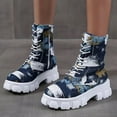 thumbnail image 1 of Summer Saving Clearance AXXD Wedges Mid Mid-Calf Boots,2024 Walking Shoes Women Mom Womens Boots Over-the-Knee Packer Boots Outdoor Comfort Shoes For Clearence, 1 of 5