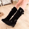thumbnail image 1 of Summer Saving Clearance AXXD Wedges Shoes,Fall Boots For Women 2024 Outdoor Ankle-High Work Over-the-Knee Boots Shoes For Women Winter Boots For Clearence, 1 of 4