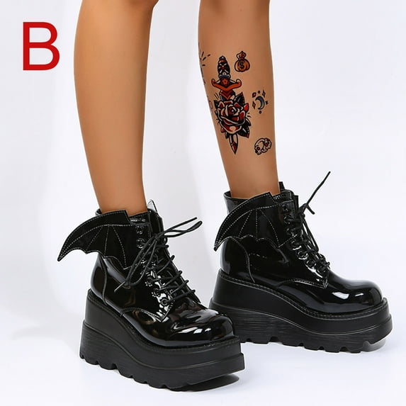 Summer Saving Clearance AXXD Wedges Shoes,Slouch Boots For Women Knee-High Christmas For Ladies Fall Autumn Running Shoes Womens Boots Boots For Reduced Price