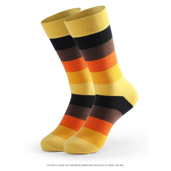 Summer Saving Clearance AXXD Winter Socks For Women,Long Socks Striped High Waist Casual Trendy Socks