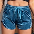 thumbnail image 1 of Summer Saving Clearance AXXD Women Shorts Athletic Workout Sweatshorts Solid Mid Waist Velvet Shorts Pants Sports Casual Beach Shorts Summer Spring's New Arrivals, 1 of 7