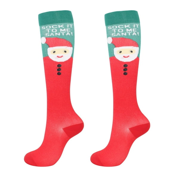 Summer Saving Clearance AXXD Women Socks,Unisex Adults Christmas Print 3d Socks Warm Pressure Stockings Socks