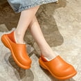thumbnail image 1 of Summer Saving Clearance AXXD Women's Fall Winter Warm Solid Color Non-Slip Boots Fall Boots for Women 2024 Clearance Orange Size 41(US:9), 1 of 4