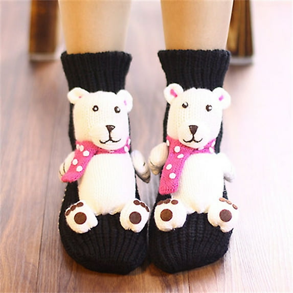 Summer Saving Clearance AXXD Womens Athletic Socks,Christmas Sleep Lovely Floor Three-Dimensional Wool Thickened Warm In Winter Socks