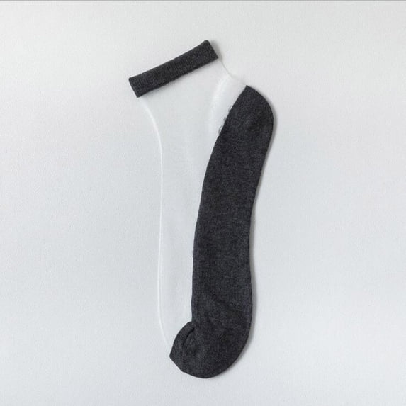 Summer Saving Clearance AXXD Womens Socks Ankle,Fashion Mesh Ladies Solid Patchwork Thin Women鈥橲 Stockings Socks