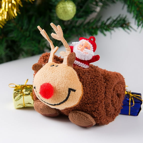 Summer Saving Clearance AXXD Womens Socks Size 9-11,Ladies Christmas Non-Slip Home Floor Coral Fleece Warm Parent-Child Socks