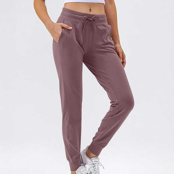 Summer Saving Clearance AXXD Womens Workout Leggings High Waist Drawstring Quick Drying Running Legging Sports Yoga Pants