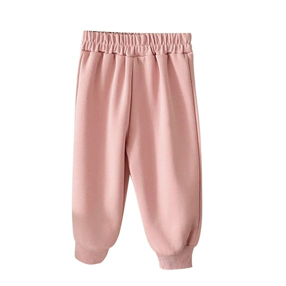 Ashirexll Girls Wide Leg Pants Summer Leggings Toddler Kids Boys and Girls Fashion Solid Color Trousers Sweatpants