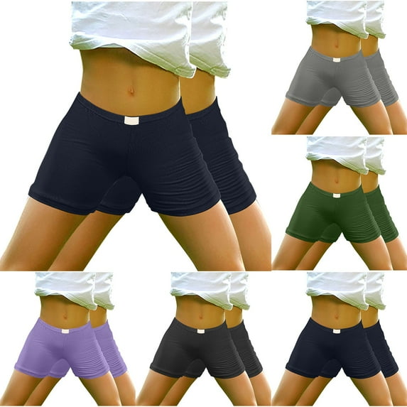 Ashirexll Girls Leggings, Shorts for Girls, Fashion Casual Spring and Summer Solid Elastic Waist Kids Short Pants