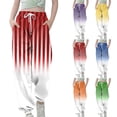 thumbnail image 1 of Ashirexll Girls Wide Leg Boys Cargo Pants Fashion Casual Solid Color Elastic Waistband Drawstring Pockets Comfortable Playwear for Children, 1 of 5