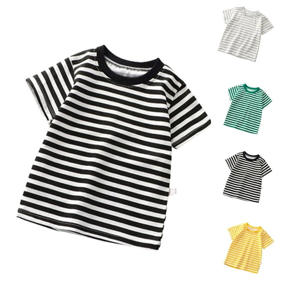 Ashirexll Girls Shirts, Girls T Shirts, Girls and Boy Short Sleeve Graphic T-Shirt Round Neck Crop Top T-Shirt