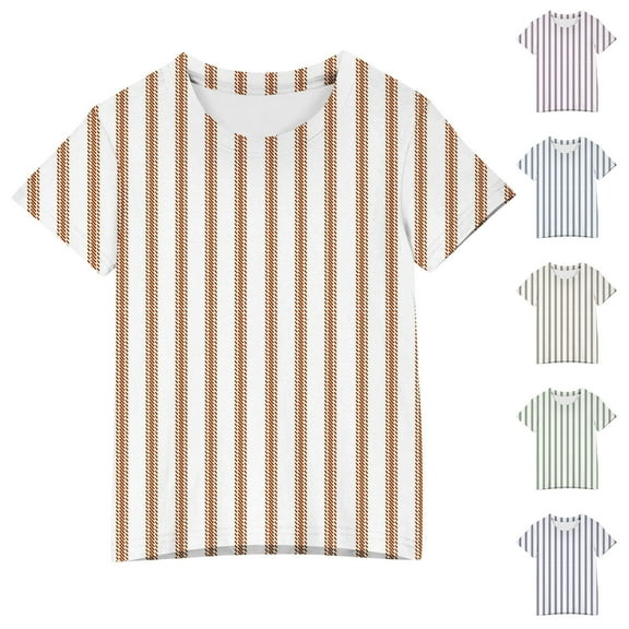 Ashirexll Girls Shirts, Girls T Shirts, Toddler Kids Boys Girls Print T-shirt Fashion Cute Round Neck Print Short Sleeve T-shirt