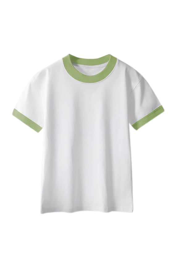 Girls Shirts, Shirts for Girlss, Boys Girls Shirts Short Sleeve Shirt Girls T Shirts Soft Basic Tees Kids Tshirts Solid Summer Top T-Shirt