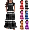 thumbnail image 1 of Ashirexll Girls Summer Dresses, Little Girls Dresses, Children Princess Dress Fashion Style Sleeveless Round-Neck Gown Girl Dress, 1 of 5