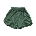 thumbnail image 1 of Ashirexll Kids Shorts, Girls Shorts, Children Summer Solid Color Cotton Casual Sports Pants, 1 of 3