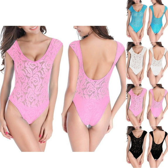 Ashirexll One Piece Swimsuit Womens Bathing Suit for Women Summer Women's Sling Bikini Suit with Chest Pad Solid Color Beach Casual One-Piece Swimsuit