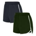 thumbnail image 1 of Summer Saving! Ashirexll Running Shorts for Women, Womens Gym Shorts, 2PC Solid Color Shorts for Women Casual Loose Comfy Elastic Waist Yoga Athletic Short Trendy Beach Shorts with Pockets, 1 of 3