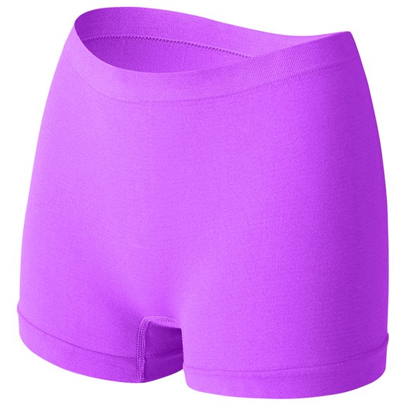 Ashirexll Running Shorts for Women, Womens Gym Shorts, Solid Color Large Flat Angle Bottom Four Corner Bottom Short Bottom Shorts