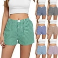 thumbnail image 1 of Ashirexll High Waisted Shorts Women, Shorts for Women, Ladies' Summer Casual and Comfortable High Waist Loose Wide Leg Retro Checkered Shorts, 1 of 6