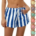 thumbnail image 1 of Ashirexll High Waisted Shorts Women, Shorts for Women, Ladies' Summer Casual and Comfortable High Waist Loose Wide Leg Retro Checkered Shorts, 1 of 6