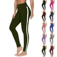 thumbnail image 1 of Ashirexll Sweatpants Women, Yoga Pants Women, Fashion Ladies Side Stripe Printed Long Sweatpants Summer Comfortable Mid Waist Yoga Pants for Women, 1 of 5