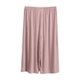 thumbnail image 1 of Ashirexll Women's Pants, Womens Casual Pants, Casual Pants for Women Summer Loose Elastic Waist Comfortable Wide Leg Capri Pants, 1 of 5