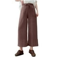 thumbnail image 1 of Ashirexll Sweatpants, High Waisted Pants for Women, Fashion Ladies' Summer High Waist Straight Leg Athletic Pants with Pocket Long Pants, 1 of 6