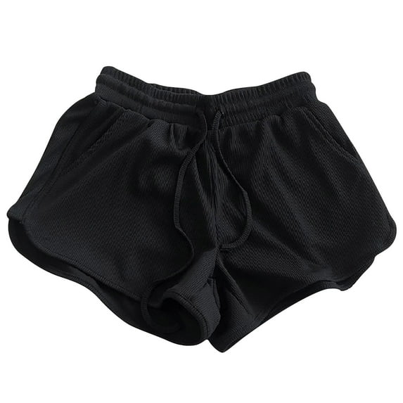 Ashirexll Workout Shorts Women, Athletic Shorts, Drawstring Sports Loose Wide Leg Shorts