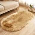 thumbnail image 1 of Summer Saving Clearance Dvkptbk Super Soft Faux Sheepskin Area Rugs for Bedroom Floor Shaggy Plush Carpet Faux Rug Bedside Rugs, 1 of 2