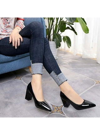 Black high heels at walmart deals