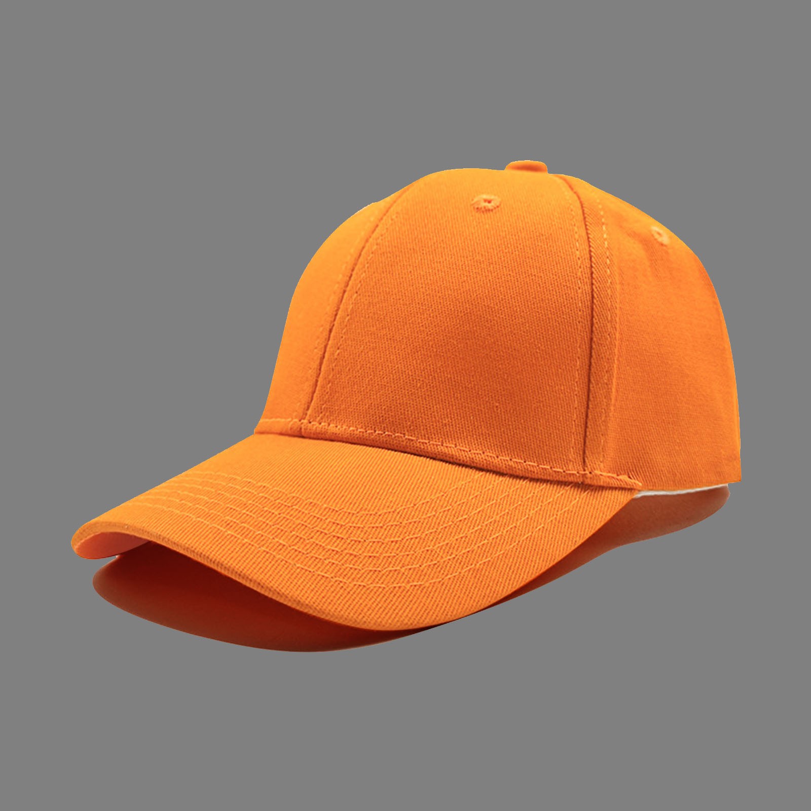 Women\'s Orange White Adjustable Cute Cotton Ball For Golf Tennis Baseball Cap Summer Saving Clearance! Nilvkv Girls Sunscreen Baseball Cap  main image 3