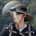 thumbnail image 1 of Summer Saving C1earance! Nilvkv Men's Sun Hats, Solar Fan Hat Wide Brim for Women, Hat with Fans Solar Power, UPF 50+ UV Protection Waterproof Breathable Hat Outdoor Fishing Hat for Hiking Camping, 1 of 5