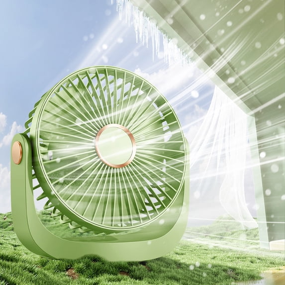 Summer Saving Clearance Small Fans High Small Fan Desktop Silent Rechargeable Office Small Student Dormitory Portable Fan