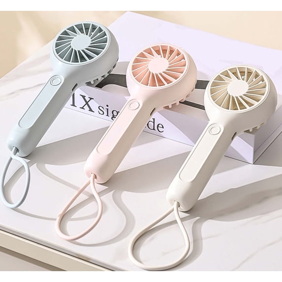 Portable Fan,Handheld Fan,New Handheld Fan With Built-in Lanyard USB Fan Outdoor Silent Rechargeable Fan for Travel Beach Vacation
