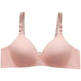 thumbnail image 1 of THDHVS Wireless Bras for Women,Sports Bras for Women,Lady's Nursing Bra Front Release Glossy Comfortable Breathable Bra Underwear No Rims, 1 of 3