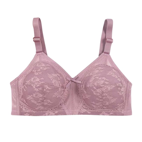THDHVS Womens Plus Sizes Bras, Women's Patchwork Bra with Breathable and Sagging Lightweight Underwear