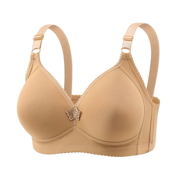 THDHVS Wireless Bras for Women,Sports Bras for Women,Women's Solid Color Seamless Nude Lifting Soft Support Bra for Women Everyday Bras