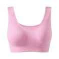 thumbnail image 1 of Summer Saving Clearance Tawop Pink Sport Bras for Women Clearance Sexy Bra Without Steel Ring U-shaped Beauty Back With Breast Pad Everyday Underwear, 1 of 6